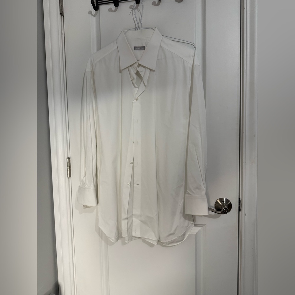 Stefano Ricci Elegant White Dress Shirt